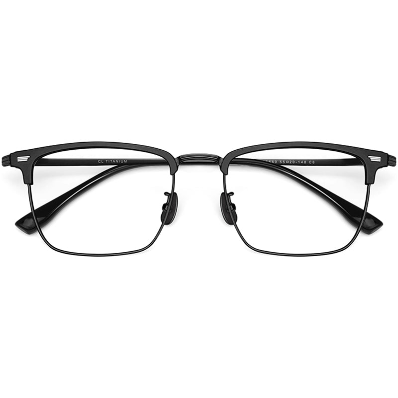 Browline Glasses EF1057 - Wide Frames For Men With Larger Heads