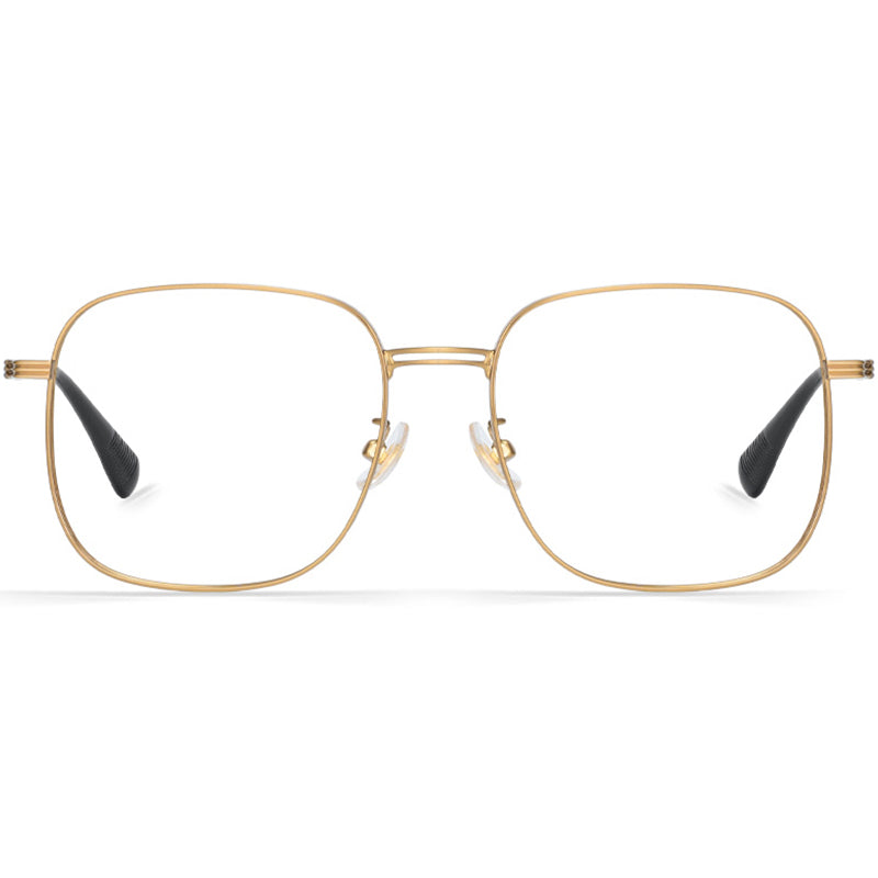 Square Glasses EF1004 - Wide Frames for Men with Larger Heads