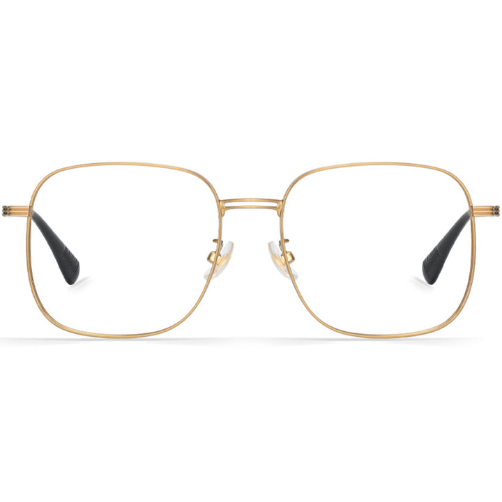 Square Glasses EF1004 - Wide Frames for Men with Larger Heads