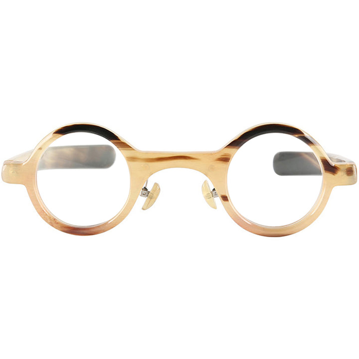 Buffalo Horn Round Glasses NJ1079
