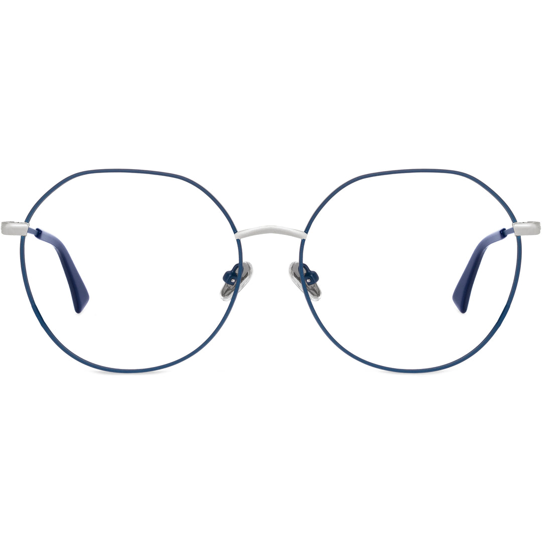 Round Glasses A3878 - Wide Frames for Men with Larger Heads