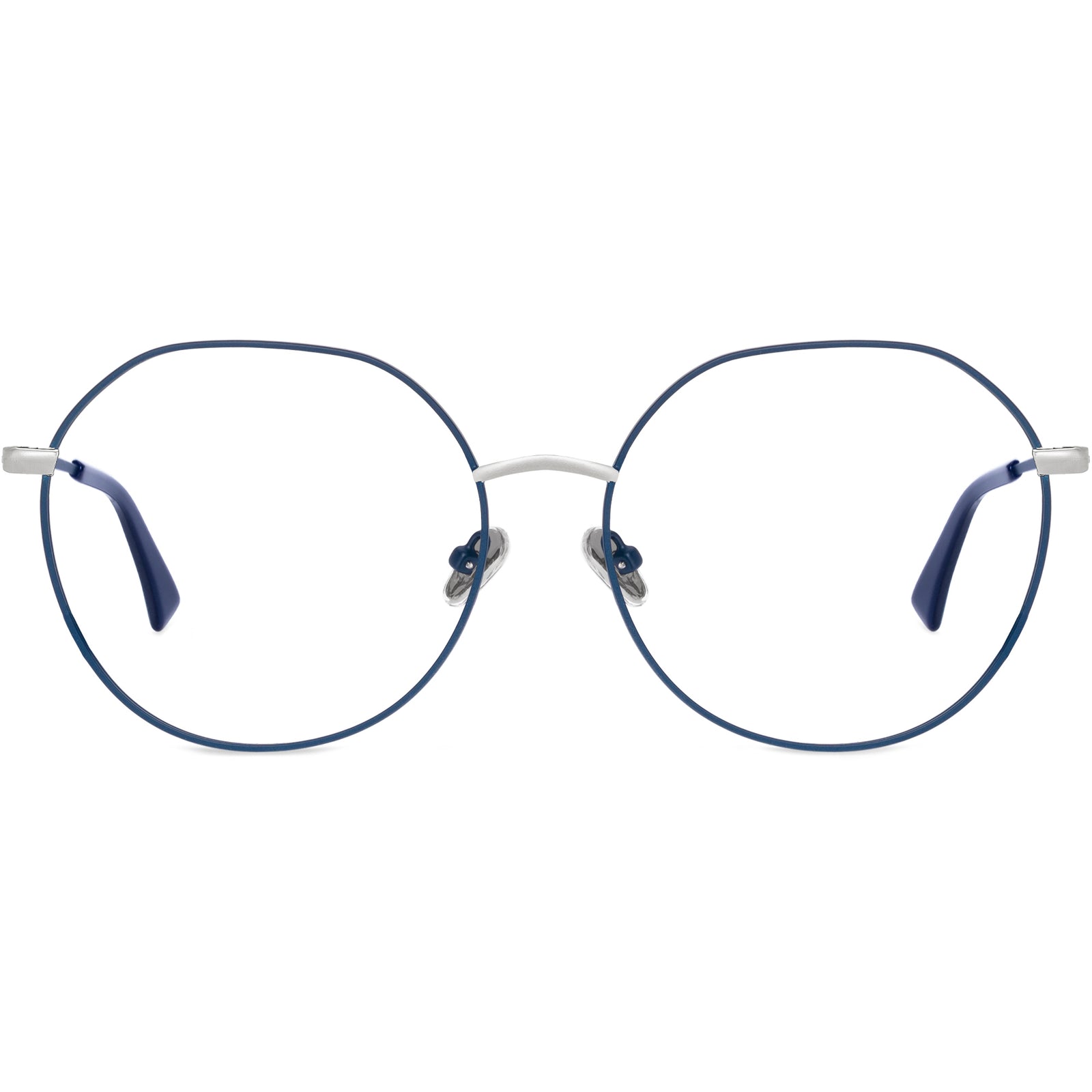 Round Glasses A3878 - Wide Frames for Men with Larger Heads