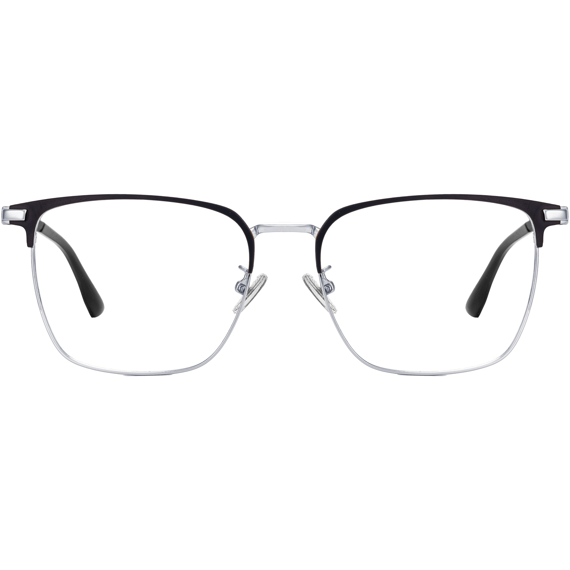 Square Glasses A1042 - Wide Frames for Men with Larger Heads