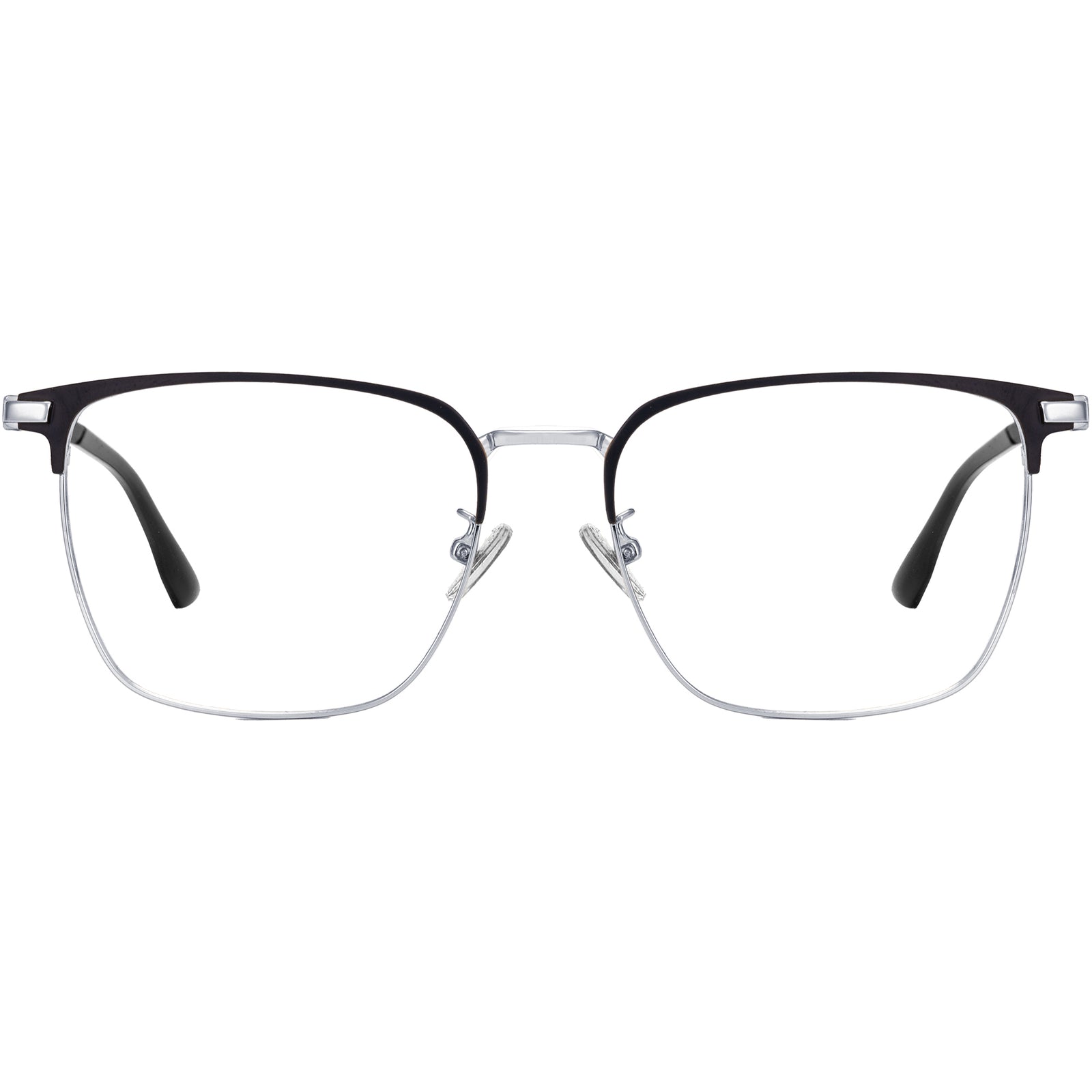 Square Glasses A1042 - Wide Frames for Men with Larger Heads