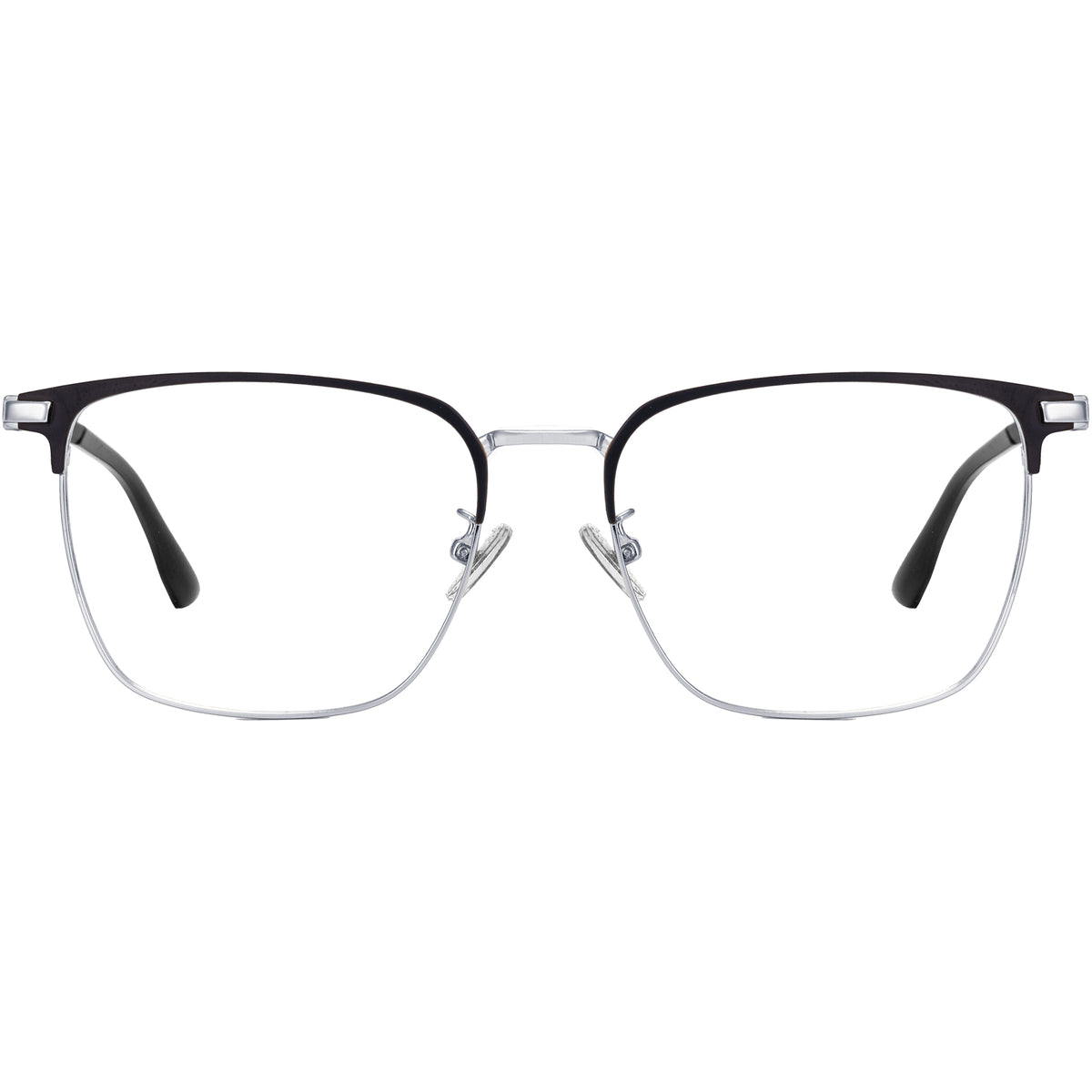 Square Glasses A1042 - Wide Frames for Men with Larger Heads