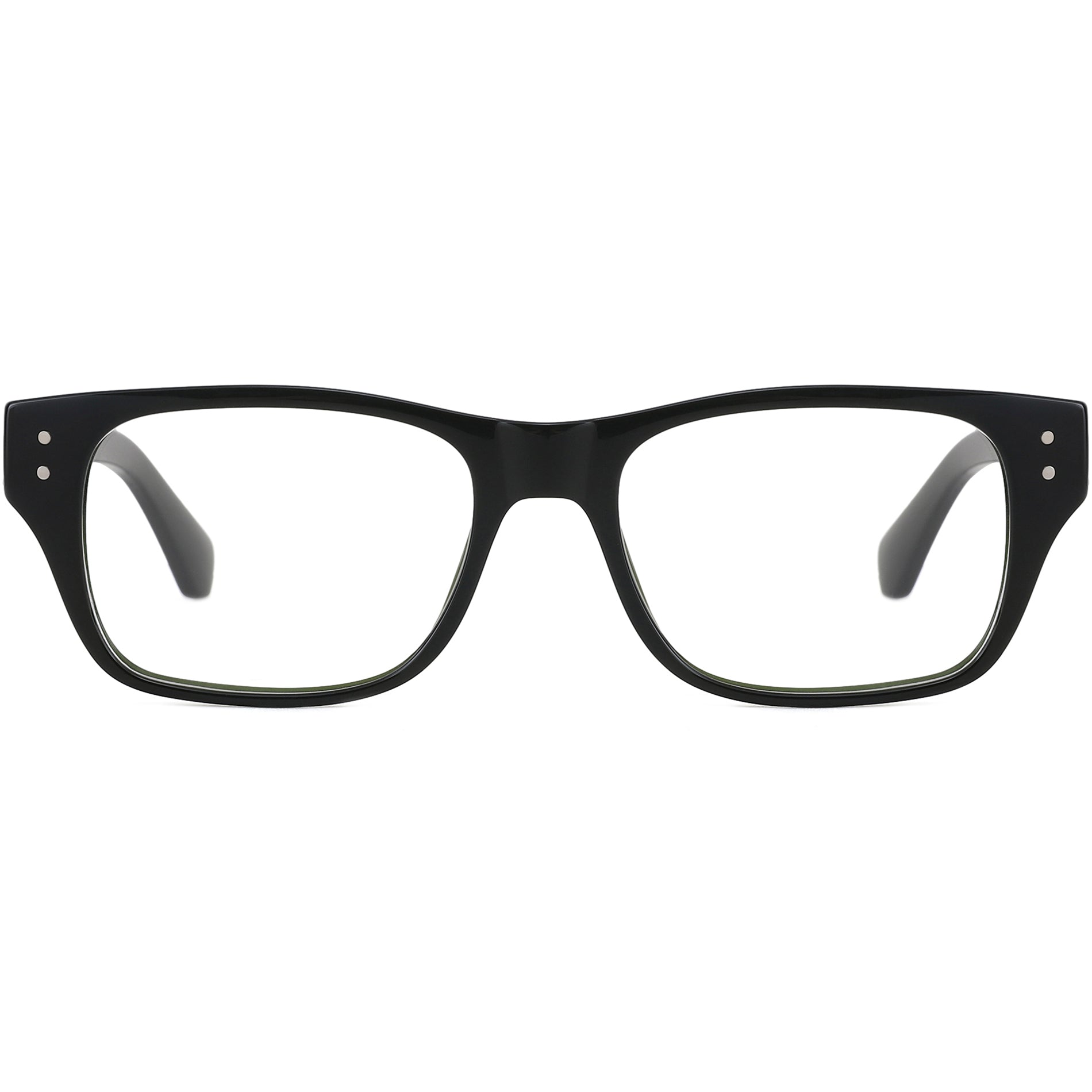 Basic Rectangular Glasses Rectangle Glasses YEA1277 | Prescription Glasses | EYESHELLS