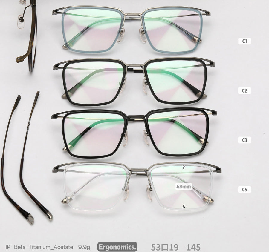 Rectangle Glasses MW1307