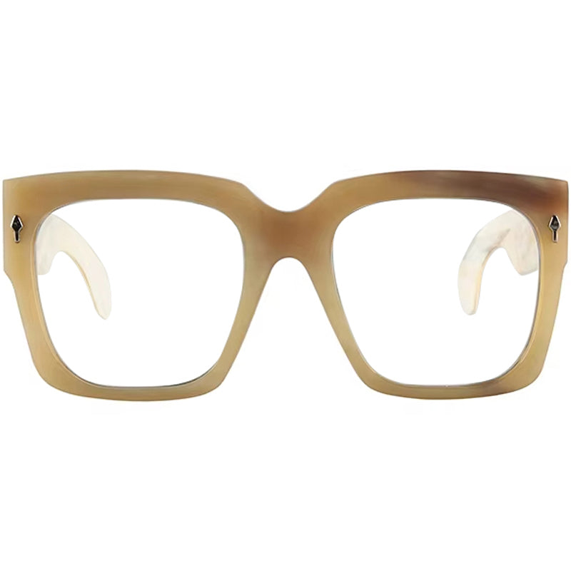 Buffalo Horn Square Glasses NJ1200