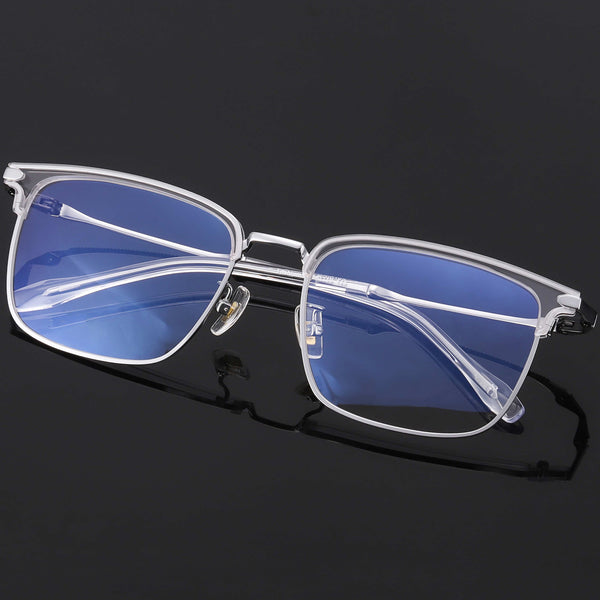 Browline Glasses EF1066 - Wide Frames For Men With Larger Heads