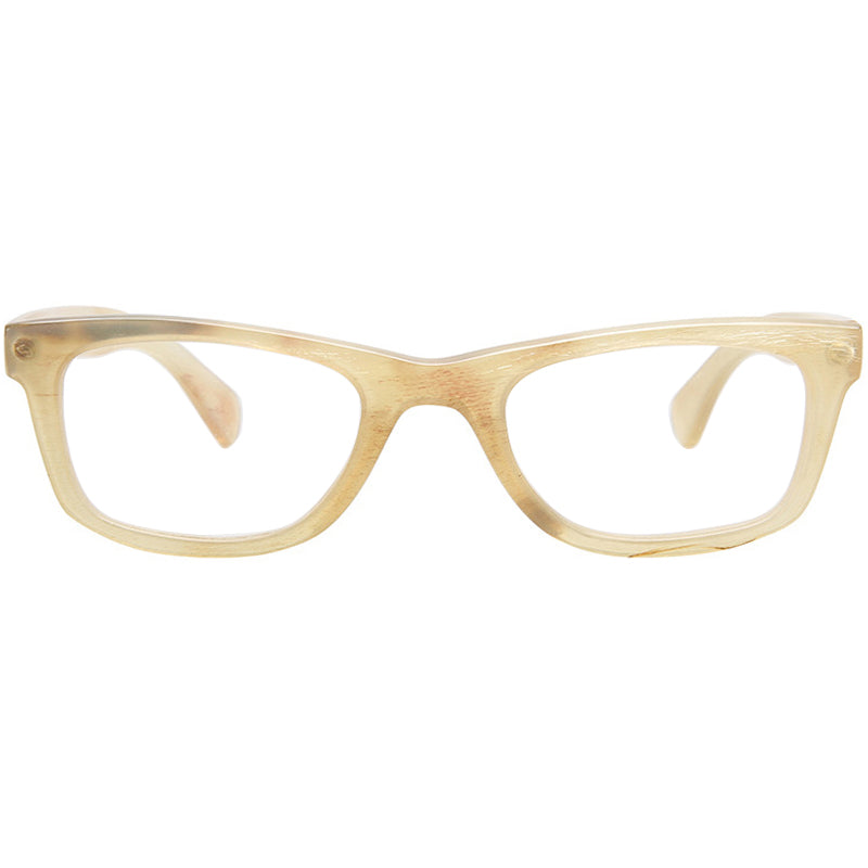 Buffalo Horn Rectangle Glasses NJ1131
