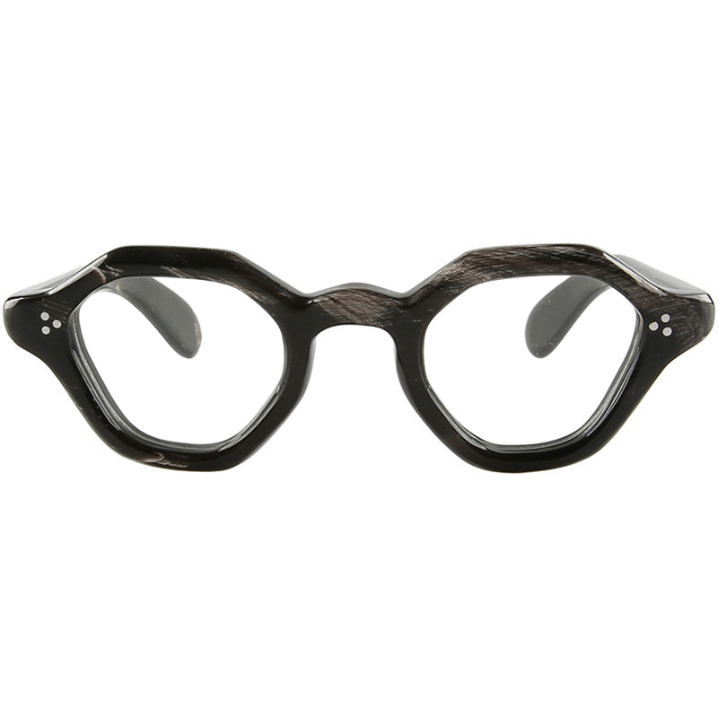 Buffalo Horn Geometric Glasses NJ1066