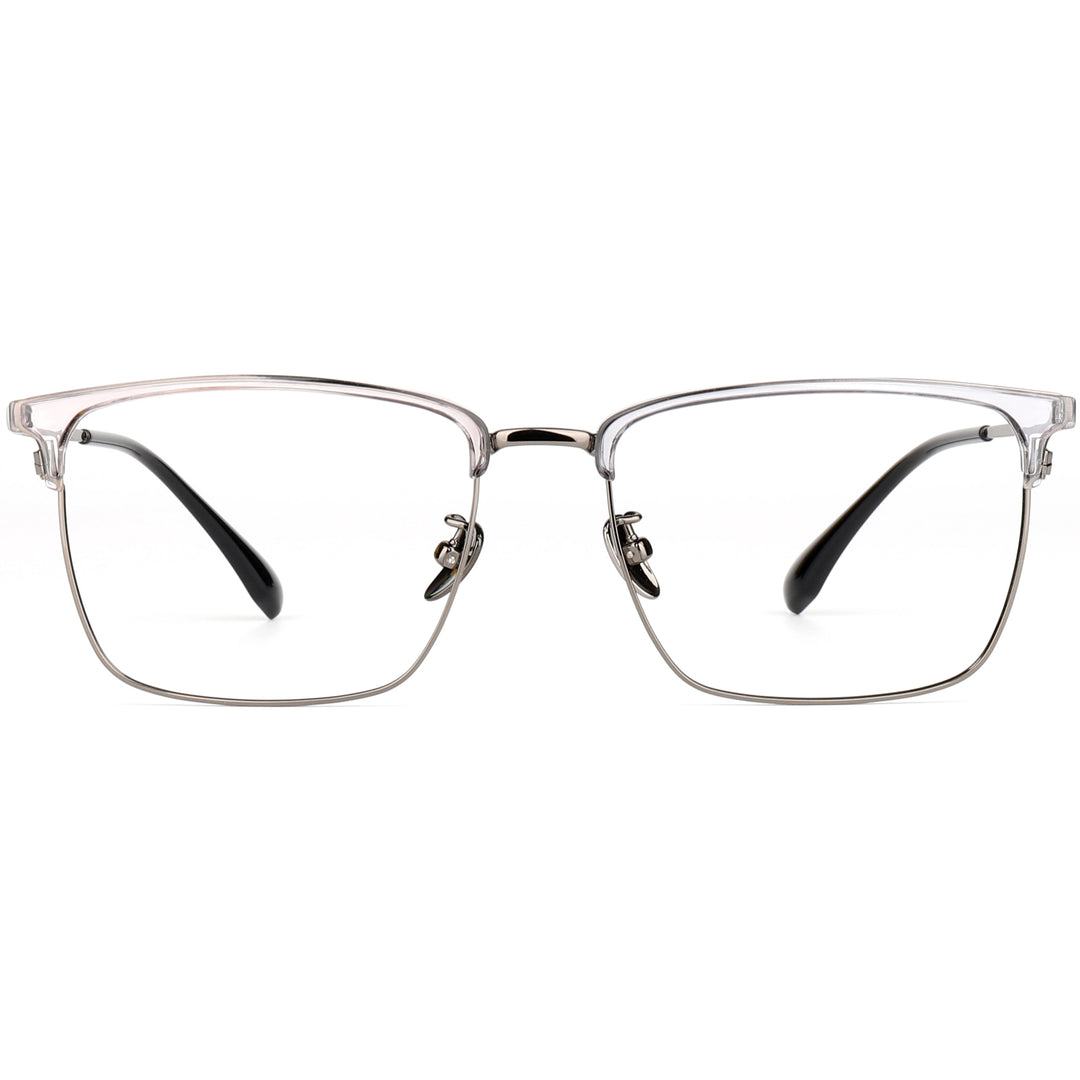 Browline Glasses EF1142 - Wide Frames for Men with Larger Heads