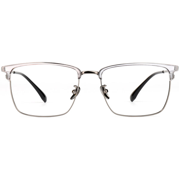 Browline Glasses EF1142 - Wide Frames for Men with Larger Heads