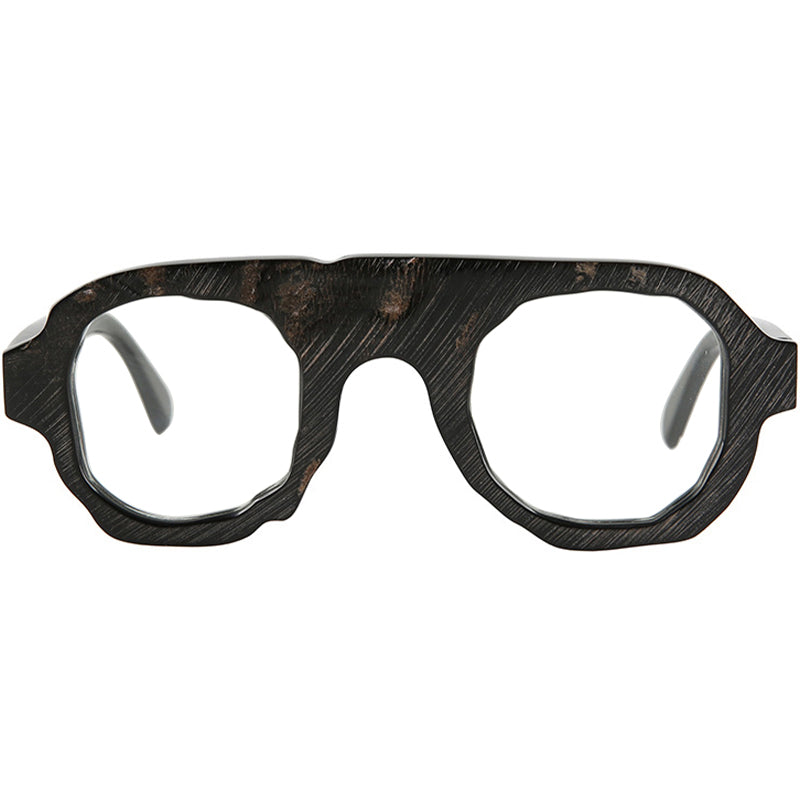 Buffalo Horn Square Glasses NJ1241