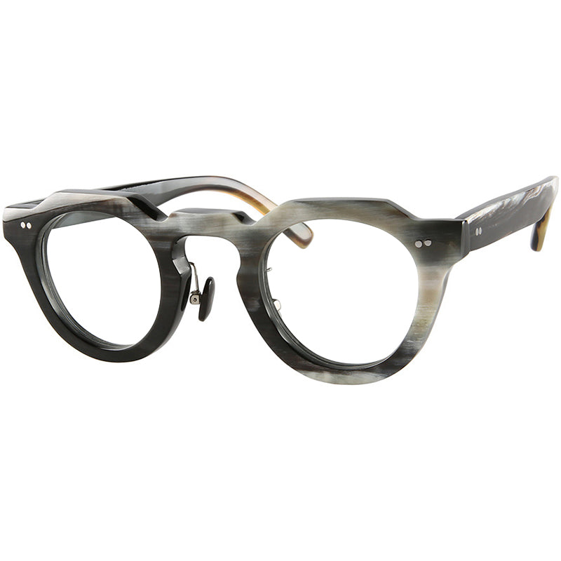 Buffalo Horn Round Glasses NJ1026