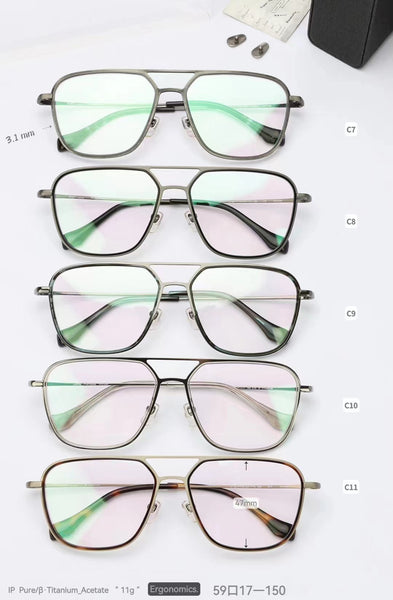 Aviator Glasses MW1246 - Wide Frames for Men with Larger Heads