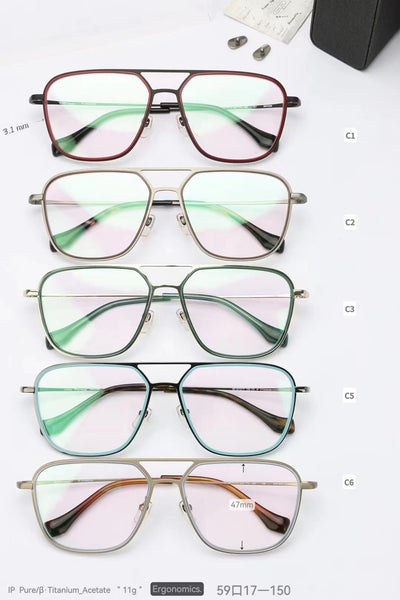 Aviator Glasses MW1246 - Wide Frames for Men with Larger Heads