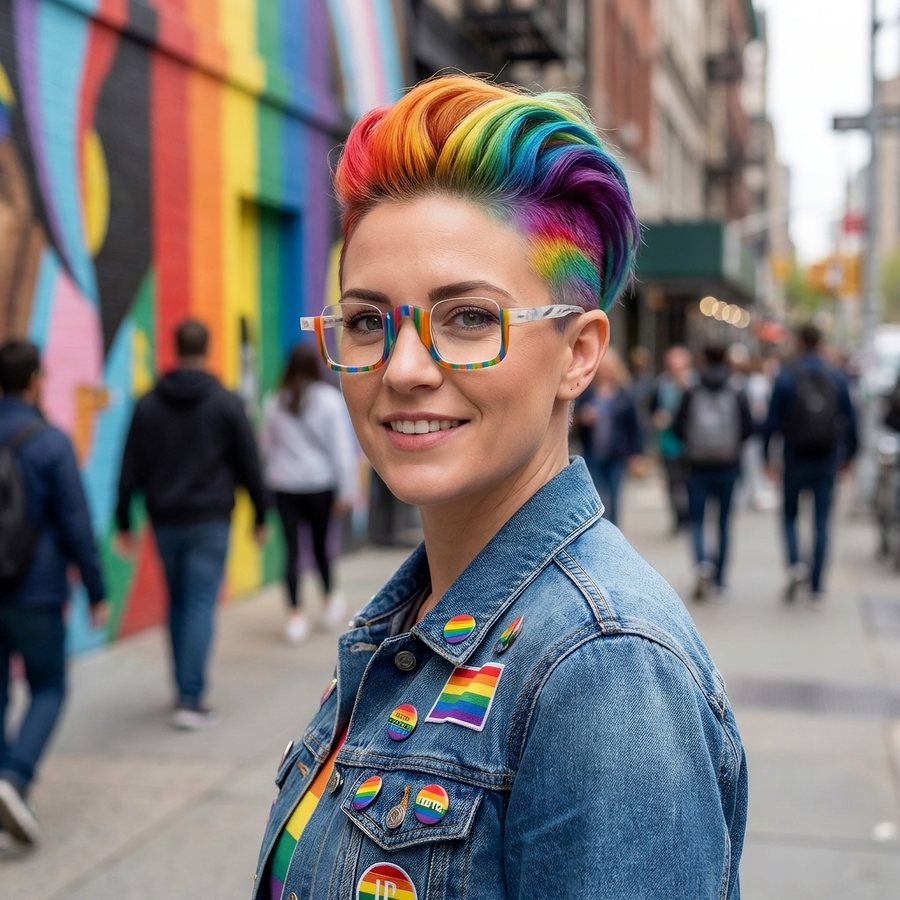 Square Glasses BR1486