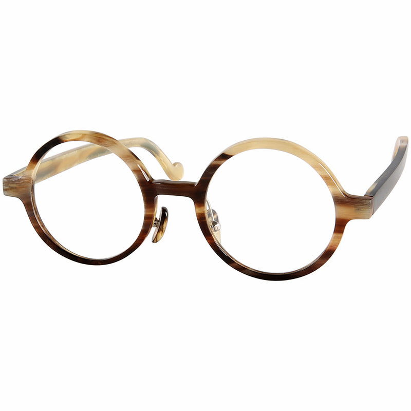 Buffalo Horn Round Glasses NJ1155