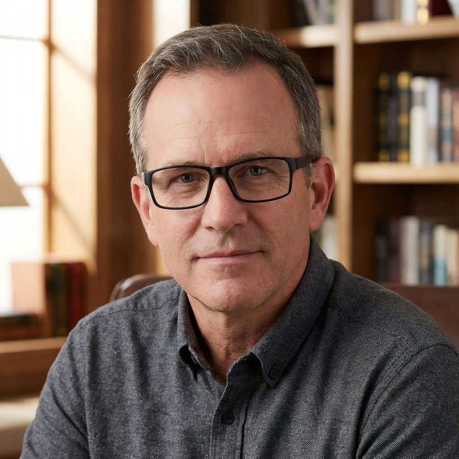 Rectangle Glasses EF1109 - Wide Frames for Men with Larger Heads