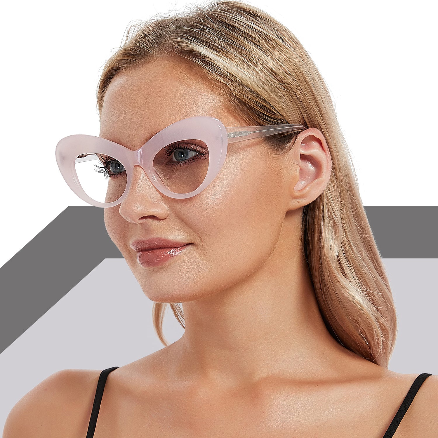 Cat-Eye Glasses A3156