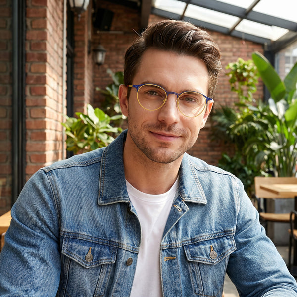 Round Glasses YN1125