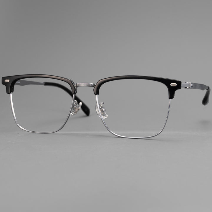 Browline Glasses EF1092 - Wide Frames for Men with Larger Heads