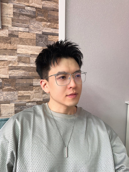 Square Glasses EF1056 - Wide Frames For Men With Larger Heads