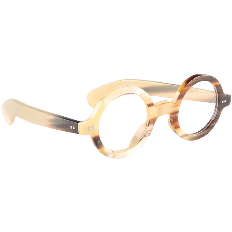 Buffalo Horn Round Glasses NJ1056