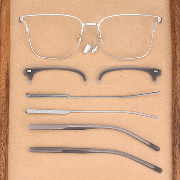 Browline Glasses A3905 - Wide Frames for Men with Larger Heads