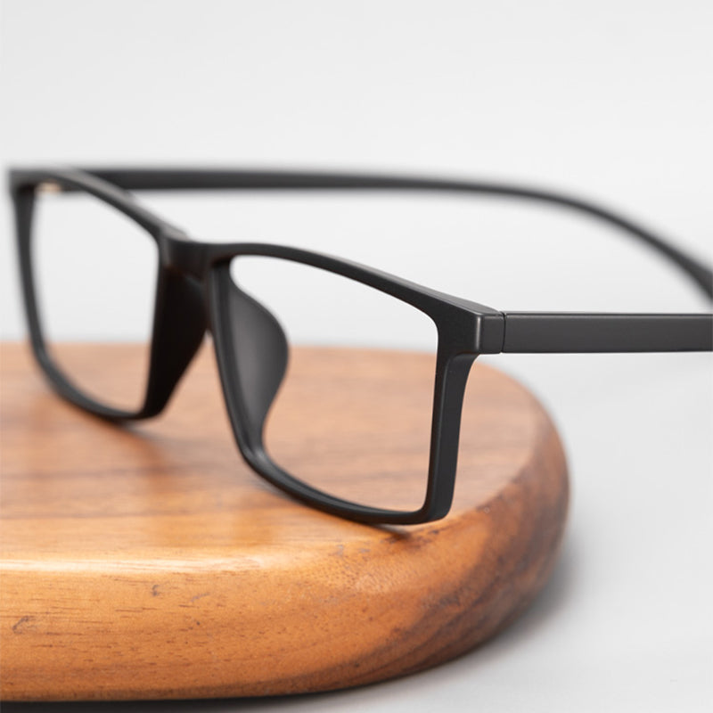Rectangle Glasses A3920 - Wide Frames for Men with Larger Heads