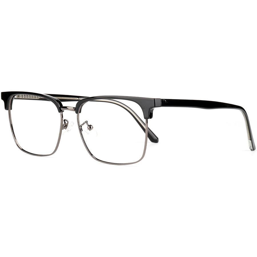 Browline Glasses EF1005 - Wide Frames for Men with Larger Heads