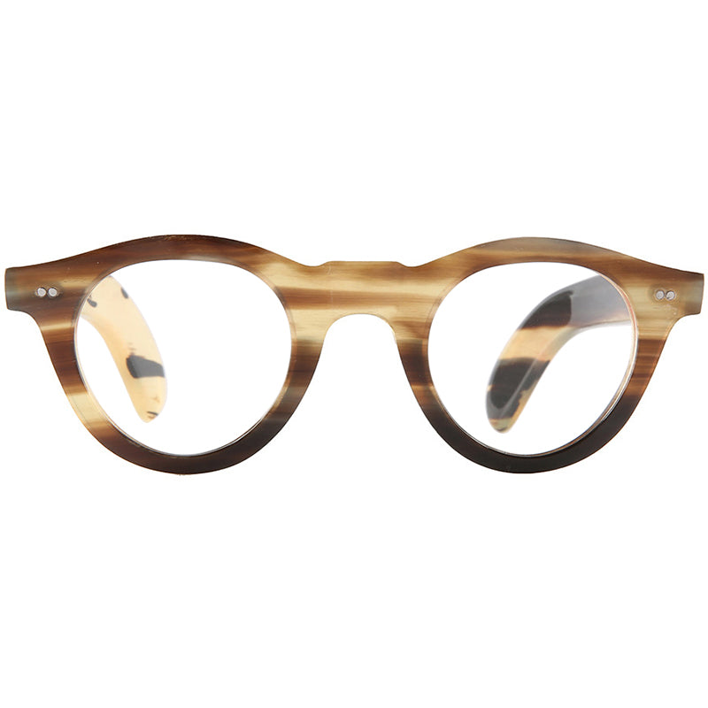 Buffalo Horn Round Glasses NJ1104