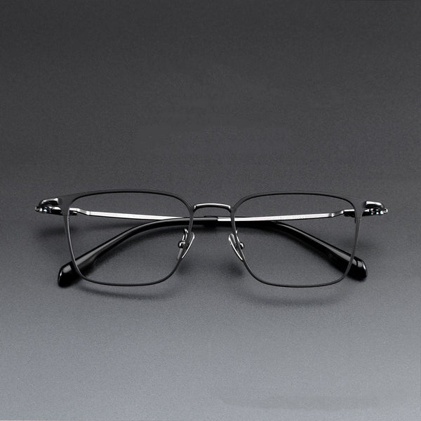 Square Glasses EF1095 - Wide Frames for Men with Larger Heads