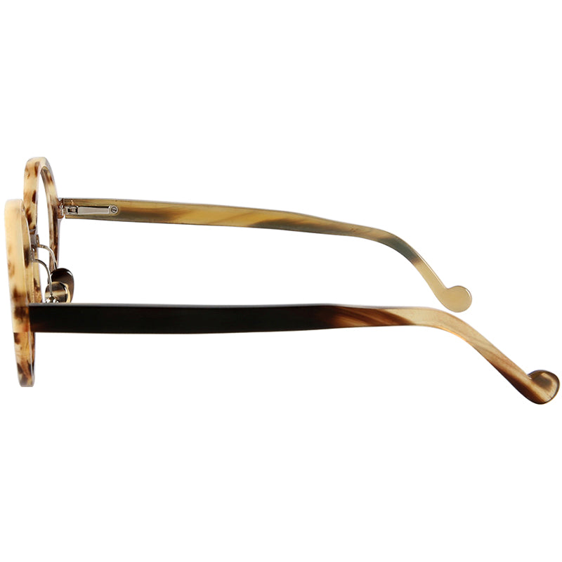 Buffalo Horn Round Glasses NJ1155