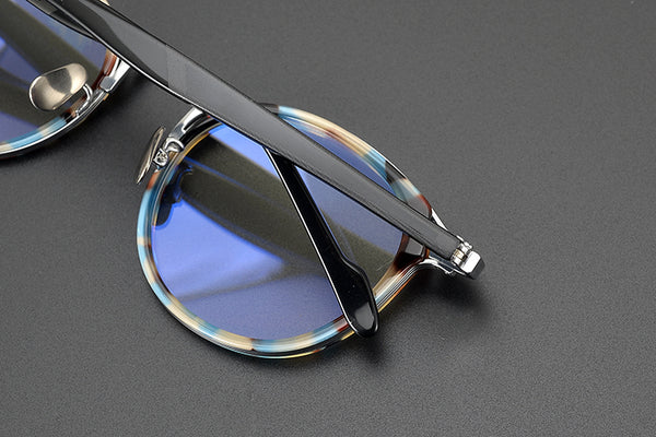 Round Glasses TG1046 - Wide Frames for Men with Larger Heads