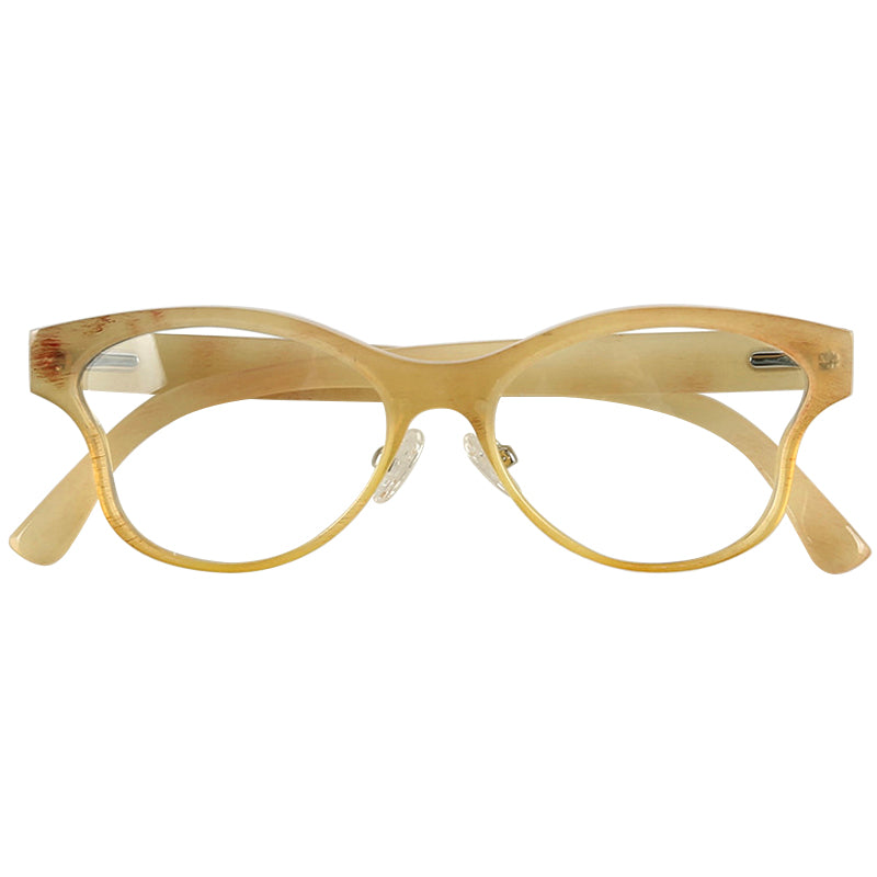Buffalo Horn Cat-Eye Glasses NJ1154