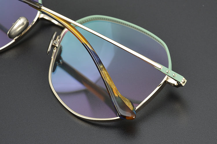 Geometric Glasses MW1262 - Wide Frames for Men with Larger Heads