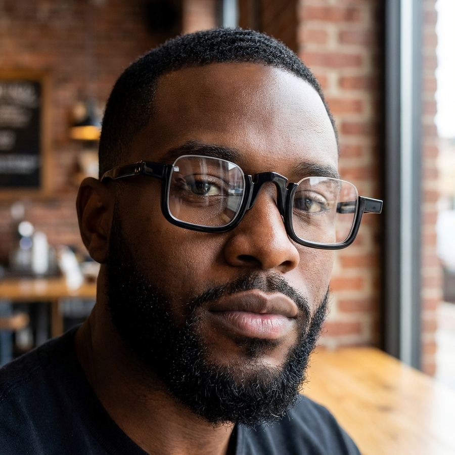 Square Glasses BR1486