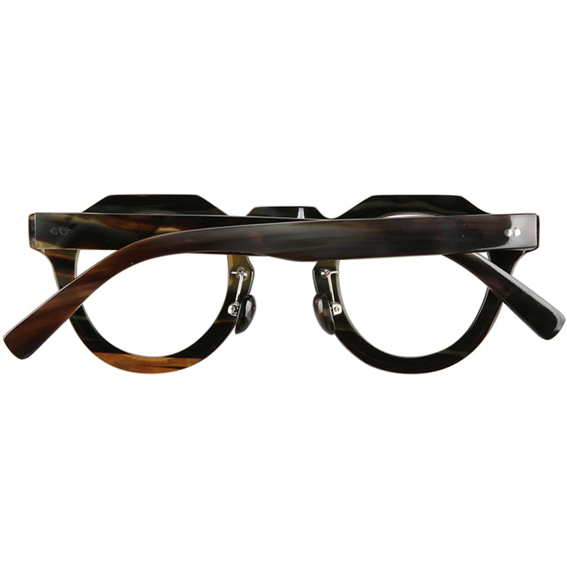 Buffalo Horn Round Glasses NJ1026