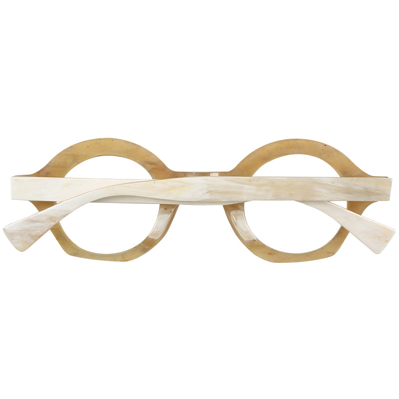 Buffalo Horn Round Glasses NJ1013