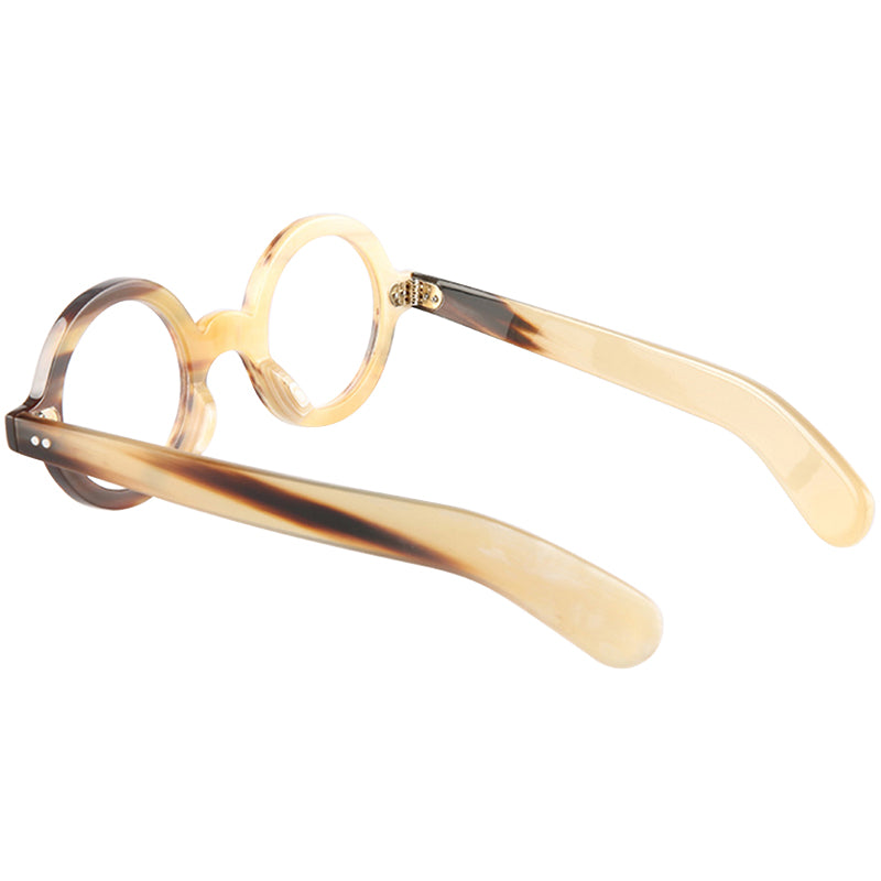 Buffalo Horn Round Glasses NJ1056