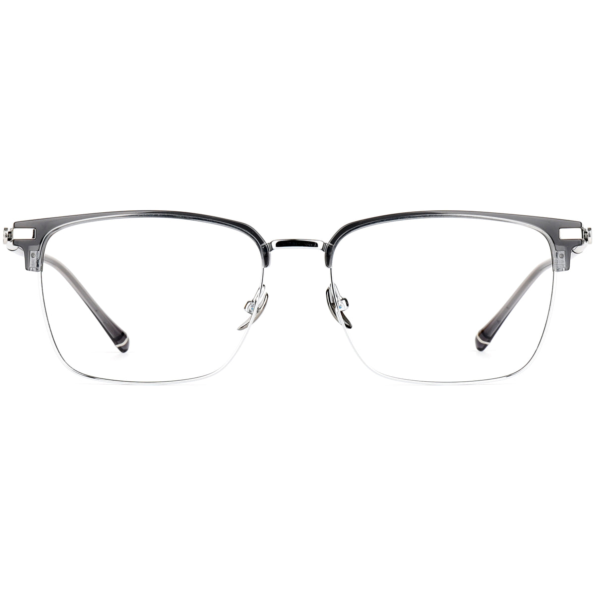 Browline Glasses EF1082 - Wide Frames For Men With Larger Heads