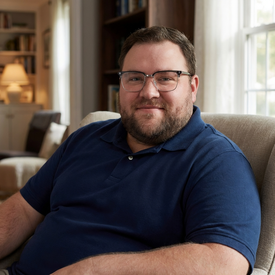 Browline Glasses A3914 - Wide Frames for Men with Larger Heads