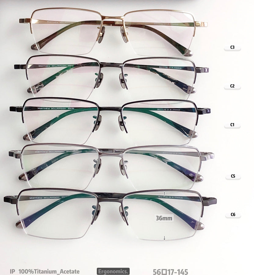 Rectangle Glasses MW1077