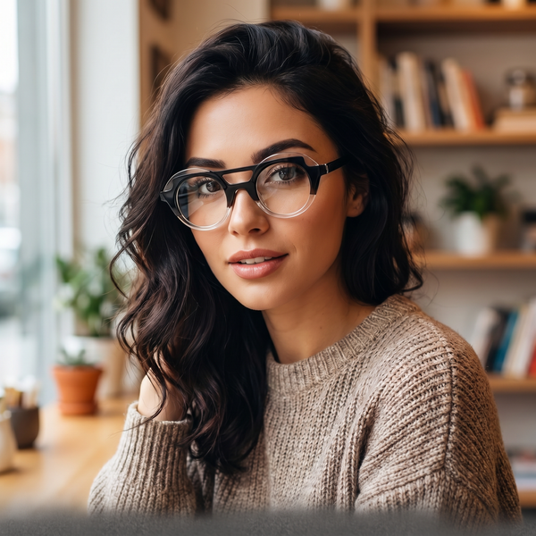 Round Glasses YN1110