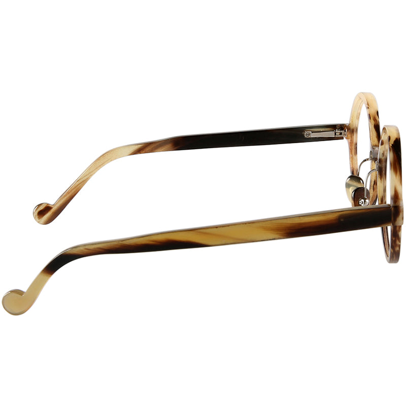Buffalo Horn Round Glasses NJ1155