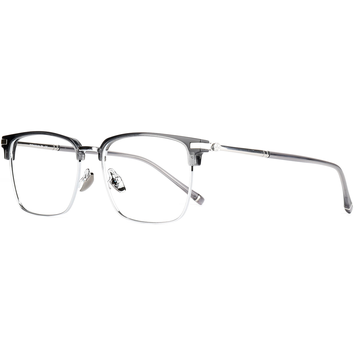 Browline Glasses EF1082 - Wide Frames For Men With Larger Heads