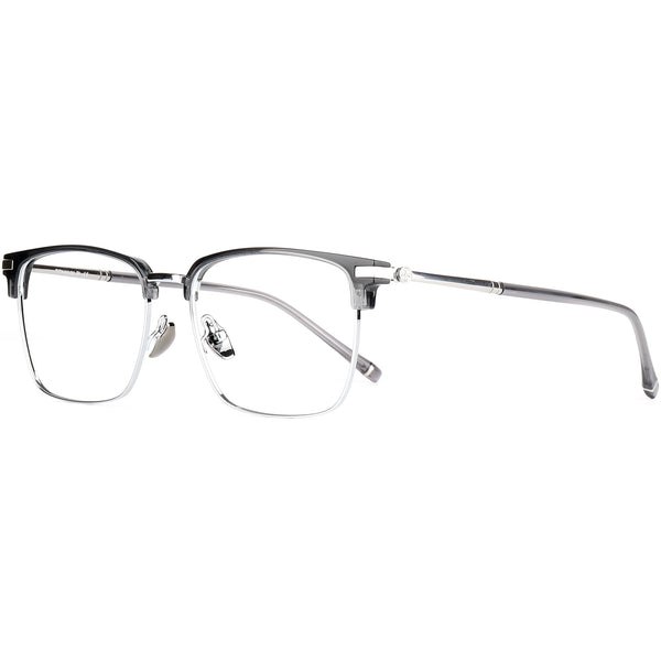 Browline Glasses EF1082 - Wide Frames For Men With Larger Heads