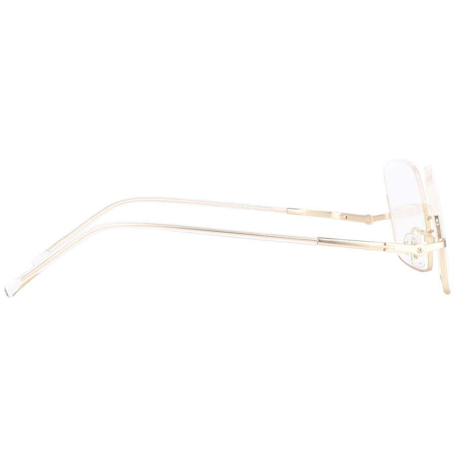 Square Billiards & Pool Glasses RV1052 – Reverse Half-Rim, Adjustable Tilt